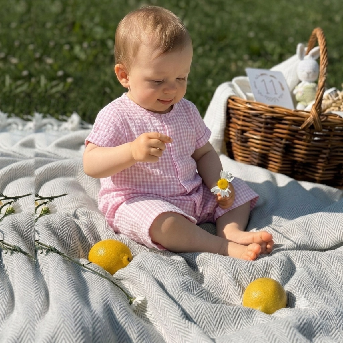 Muslin Baby Romper Suit