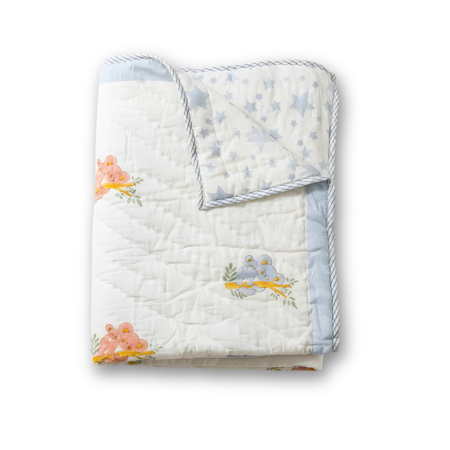 Koala Mulmul Cot Bedding Set With Quilt