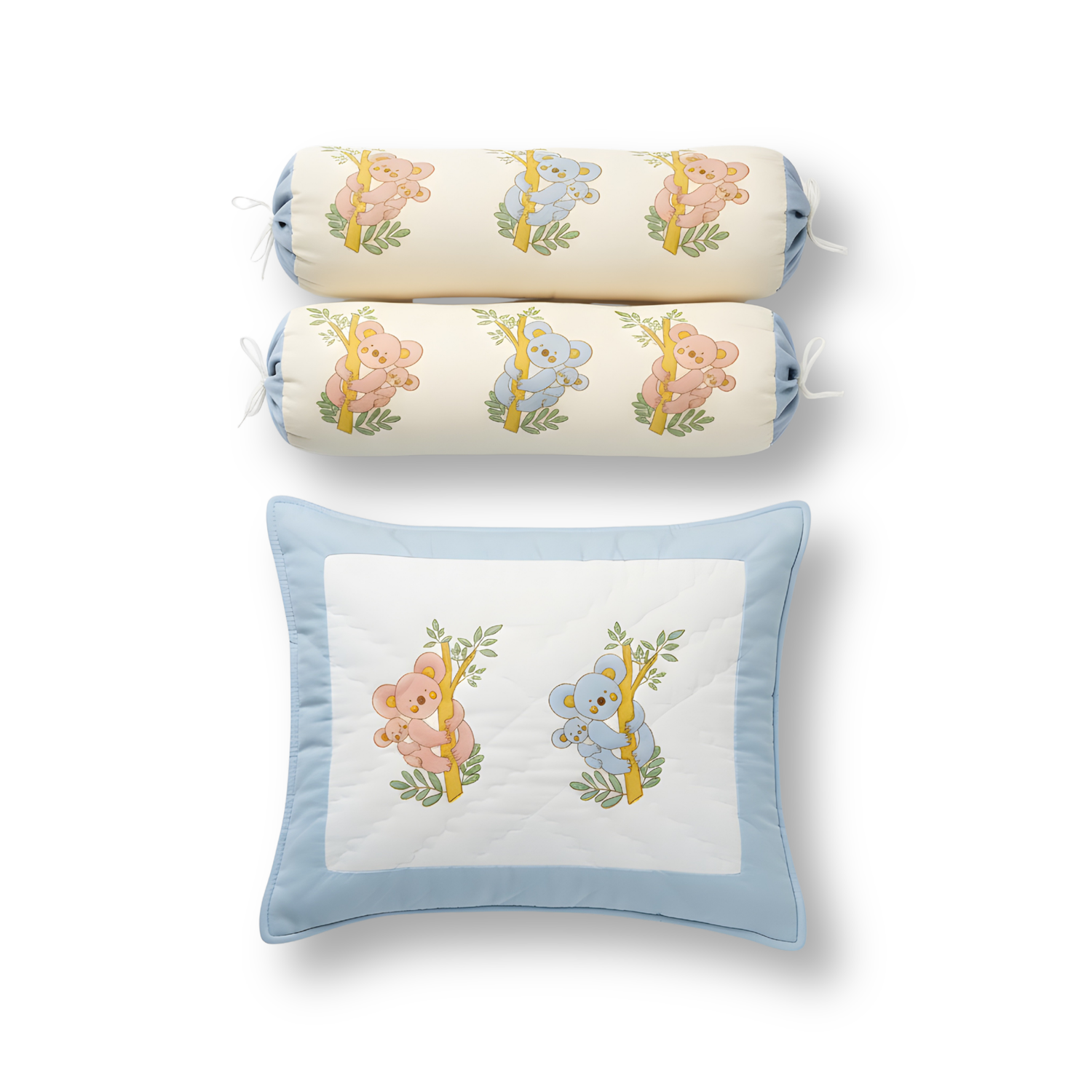 Koala Pillow & Bolster Set